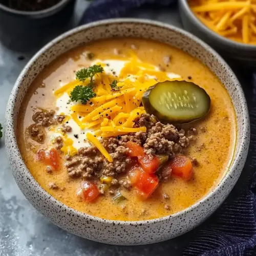 Cheeseburger Suppe
