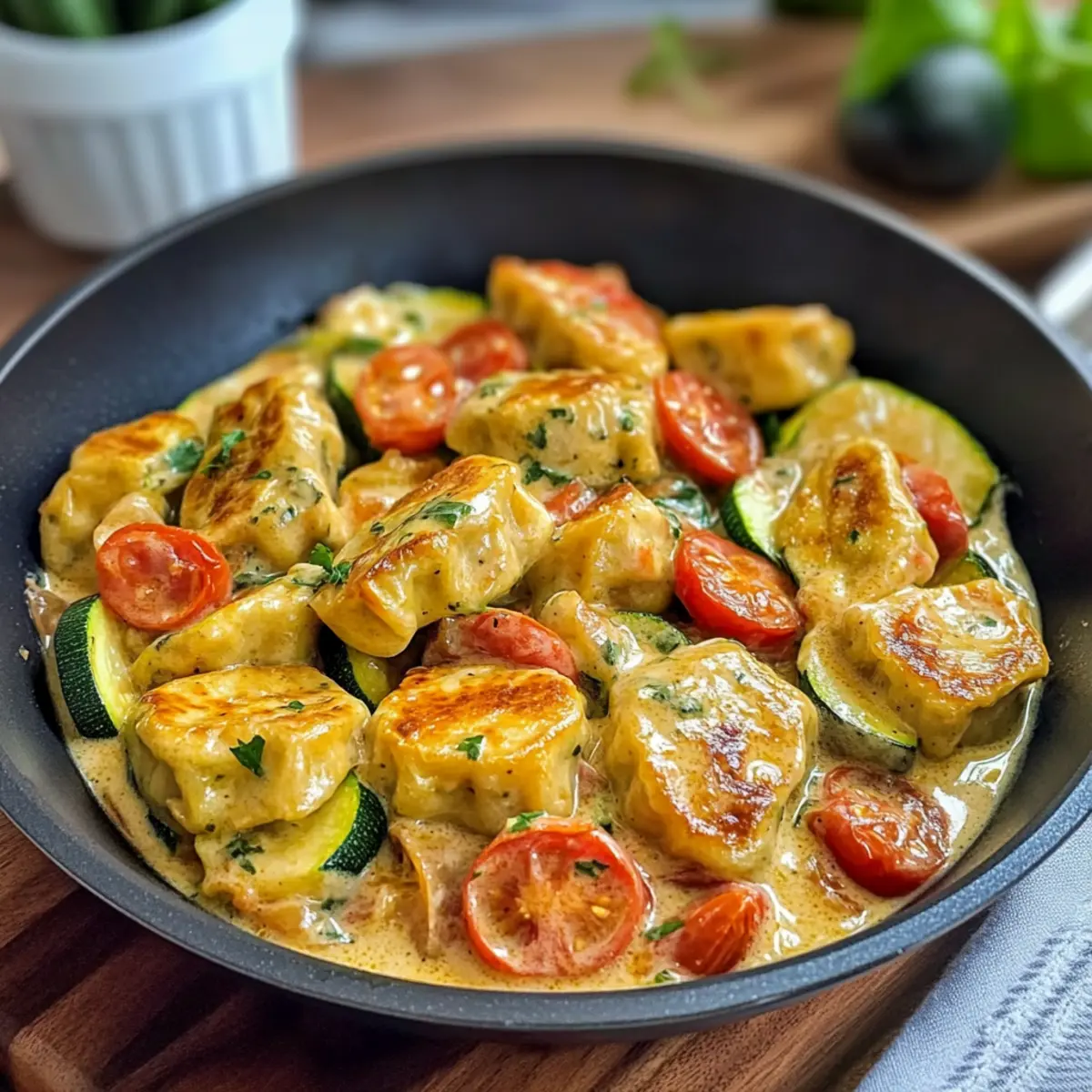 Cremige Maultaschenpfanne