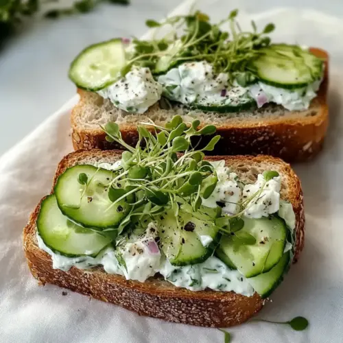 Gurken-Salat-Sandwiches