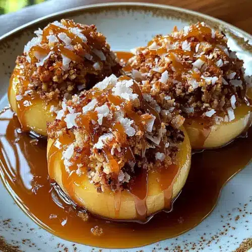 Dekadente gebackene Apfel Samoas