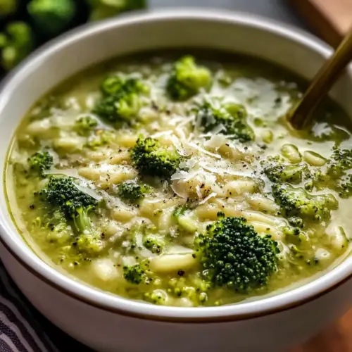 Knoblauch Italienische Brokkoli Suppe