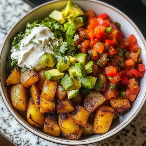 Kartoffel Taco Schüssel Mahlzeit Vorbereiten