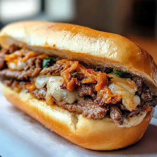 Kimchi Bulgogi Cheesesteak