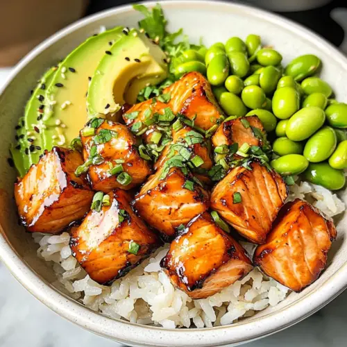 Lachs Teriyaki Schüssel
