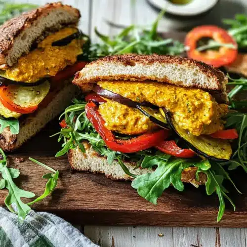 Gegrilltes Gemüsesandwich