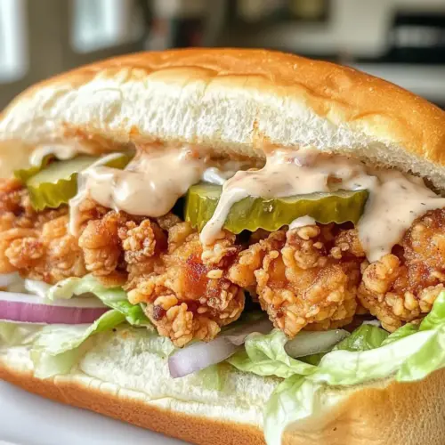 BBQ Hähnchen zerkleinerte Sandwich