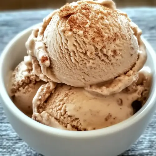 Brauner Zucker Zimt Eiscreme