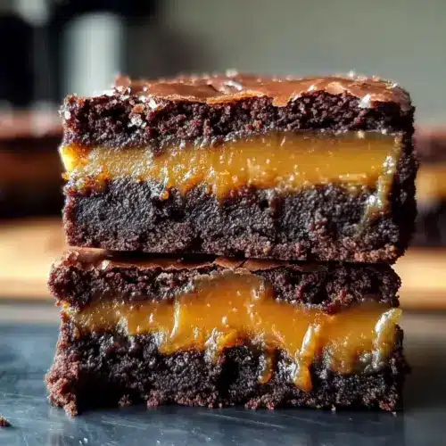 Karamell Crunch Brownies