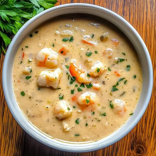 Krabben- und Garnelenbisque