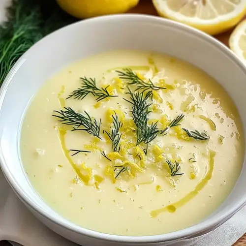 Griechische Ei-Zitronensuppe