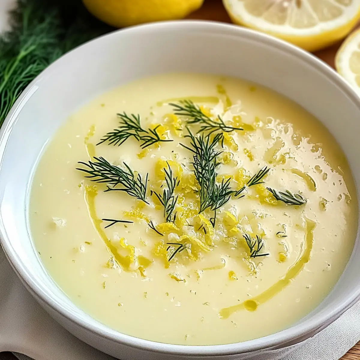 Griechische Ei-Zitronensuppe