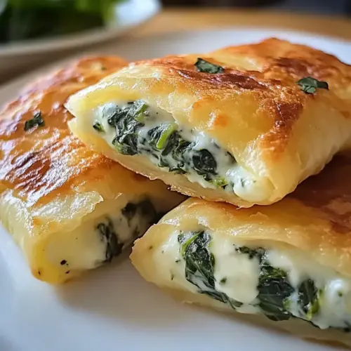 Kartoffeltaschen mit Spinat-Frischkäse
