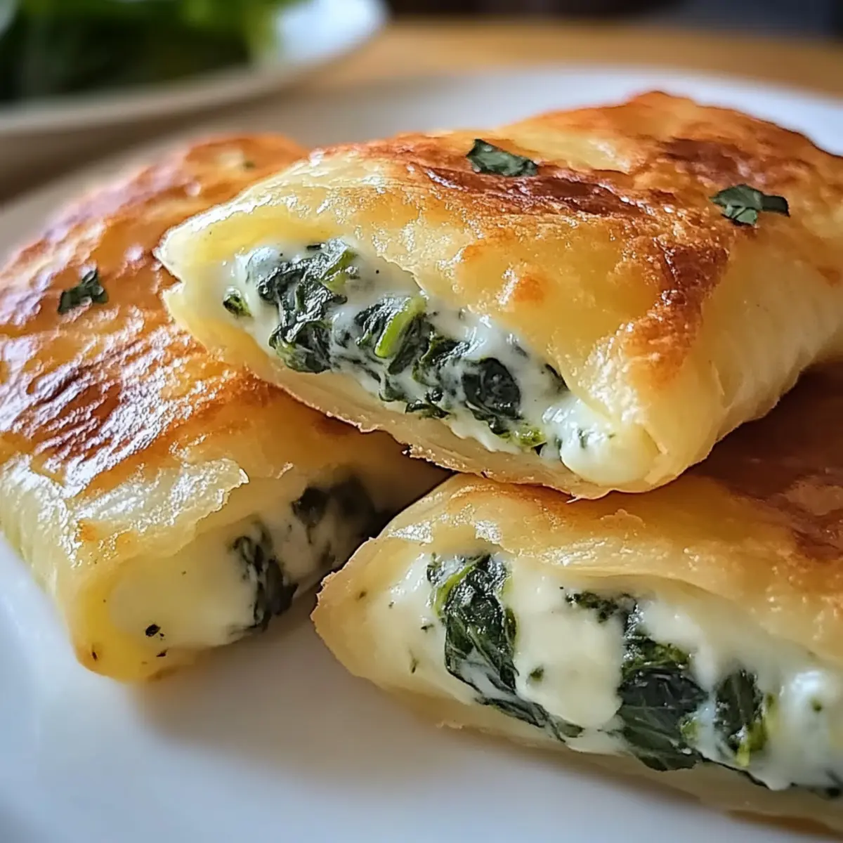 Kartoffeltaschen mit Spinat-Frischkäse