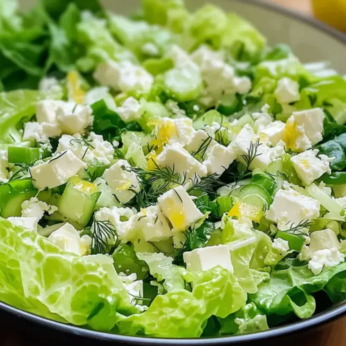 Maroulosalata griechischer Salat aus Kopfsalat