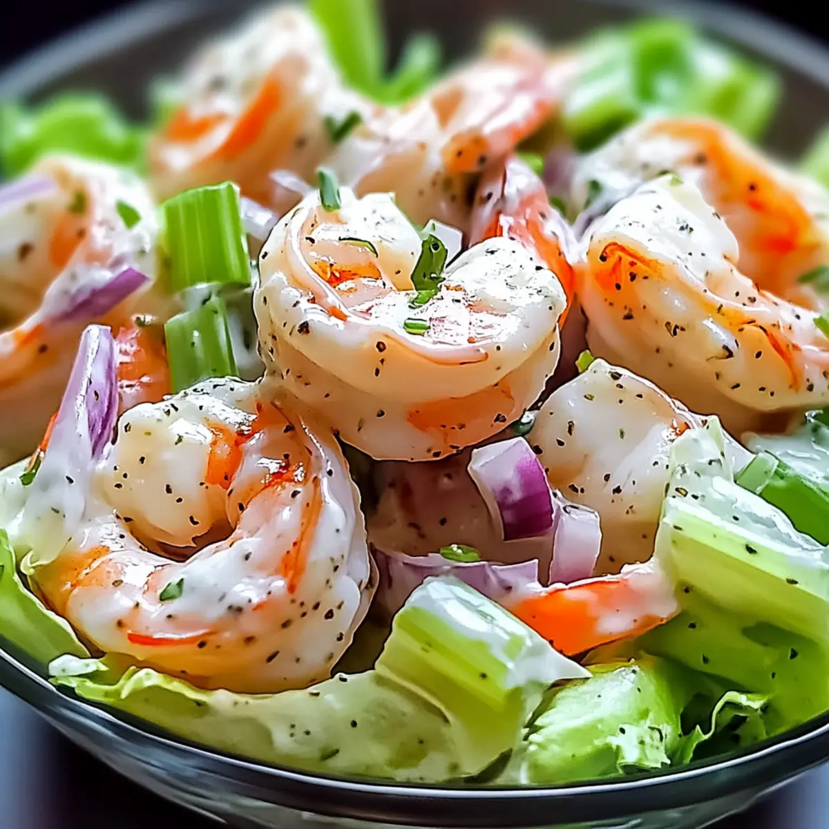 New Yorker Delikatessen-Shrimp-Salat