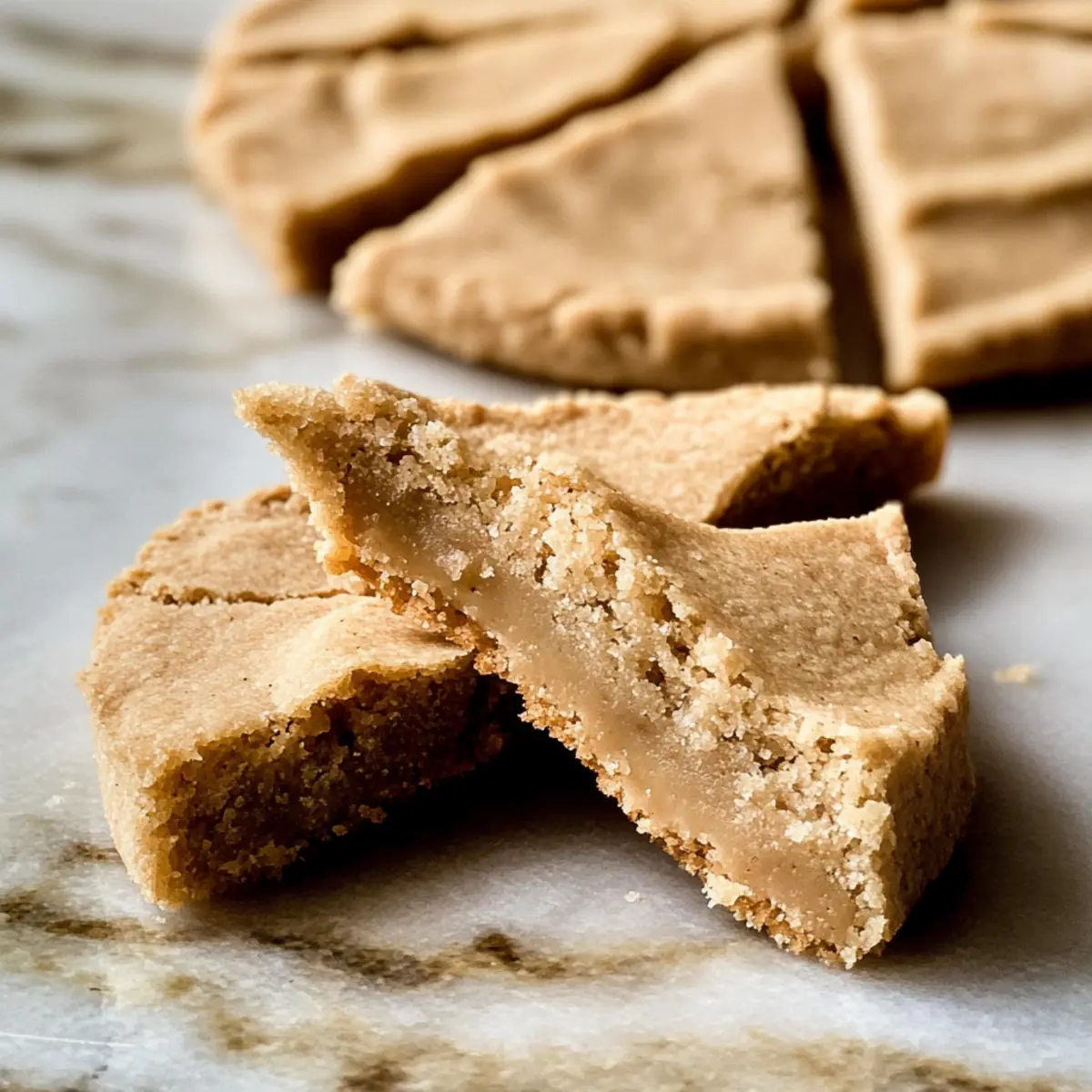Erdnussbutter-Shortbread