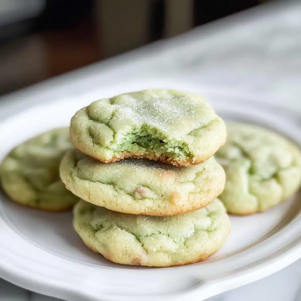 Pistazienpuddingkekse