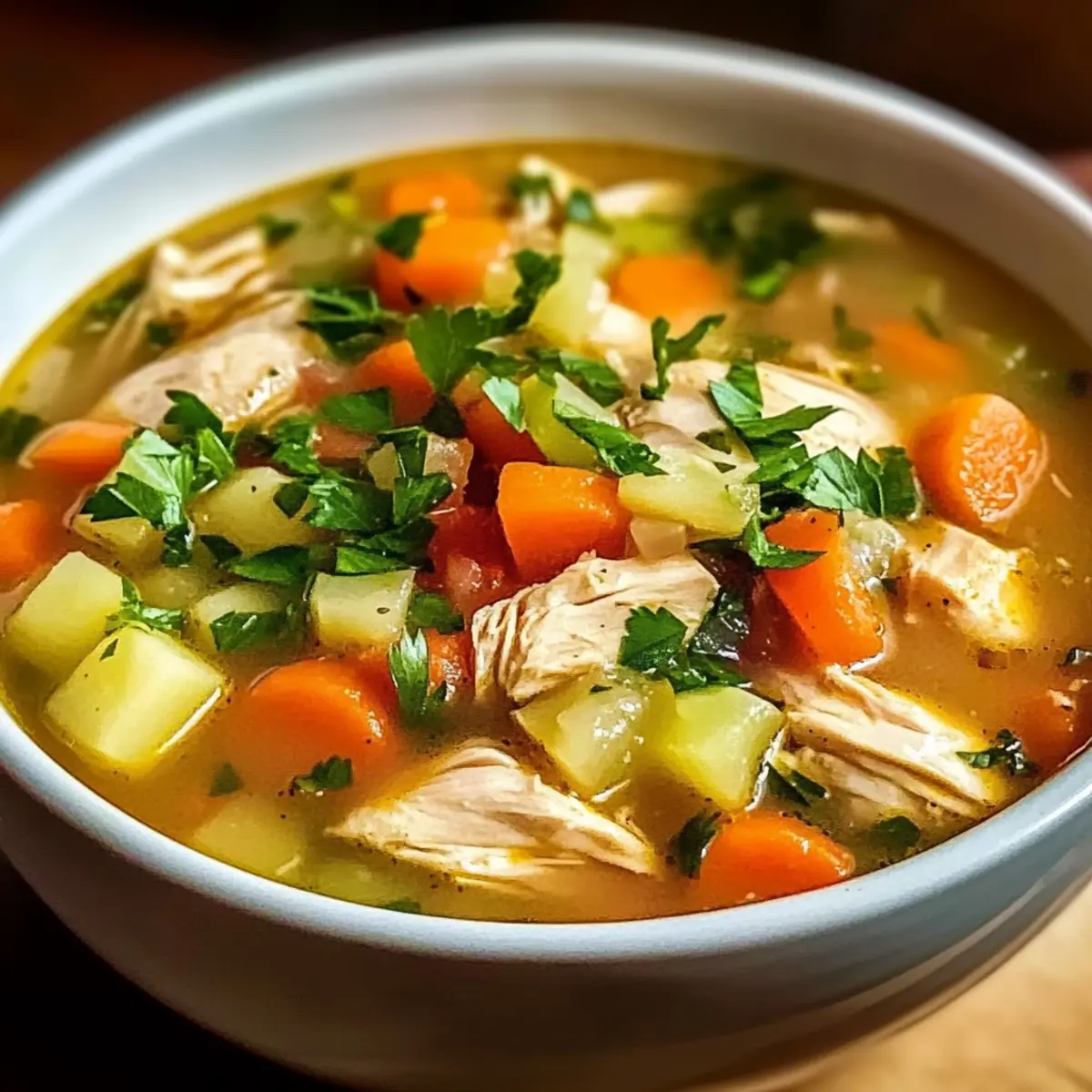 Sizilianische Hühnersuppe