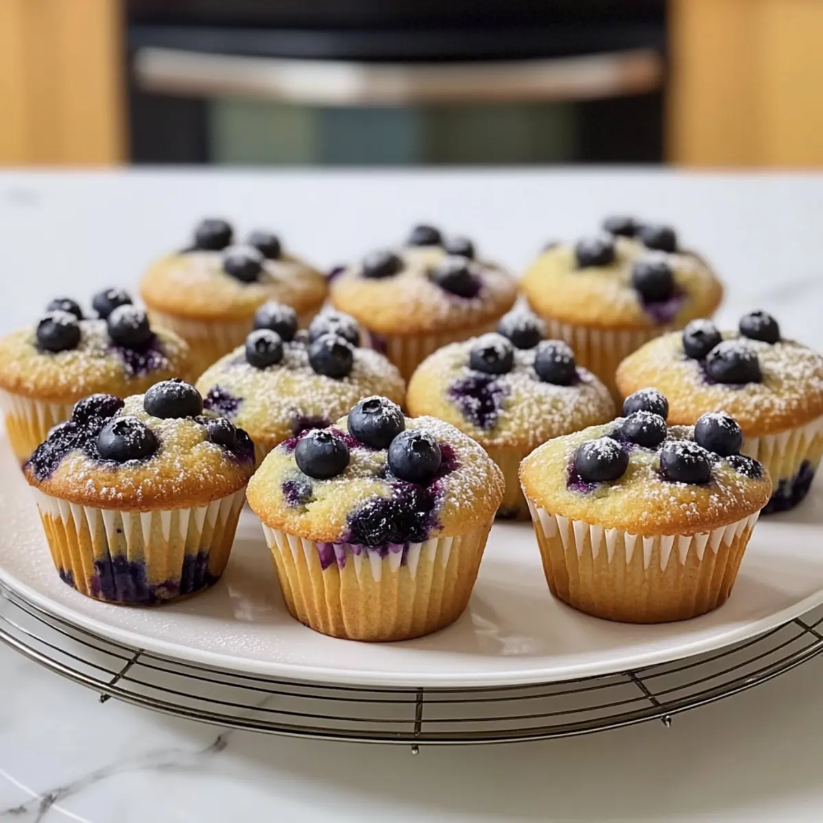 Sauerteig Blaubeermuffins