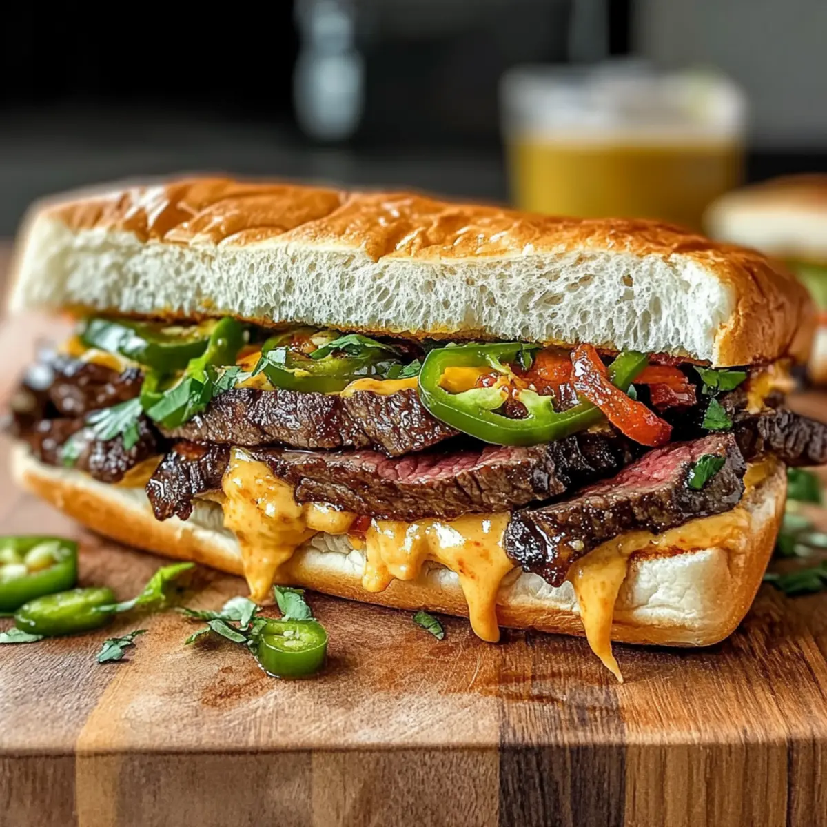 Koreanisches Steak-Sandwich