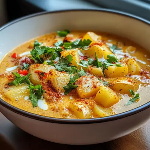 Würzige Cajun Kartoffelsuppe