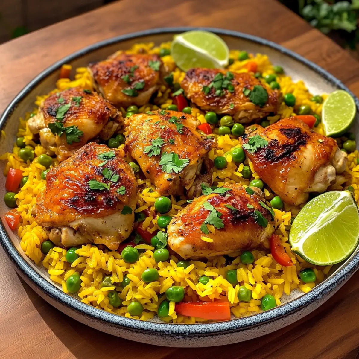 Reis mit Hähnchen