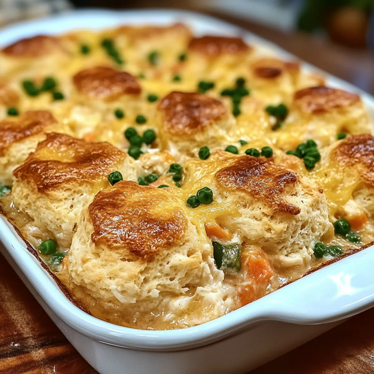 Cheddar-Bay-Hühnchen-Cobbler