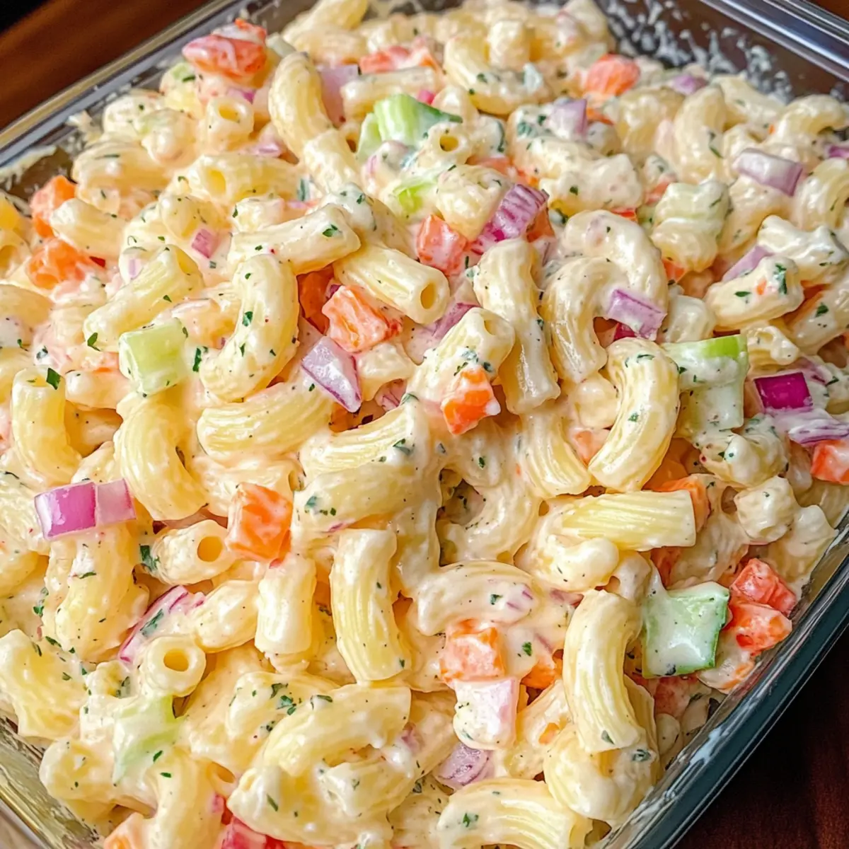 Cheddar Sauerkraut Makkaroni Salat