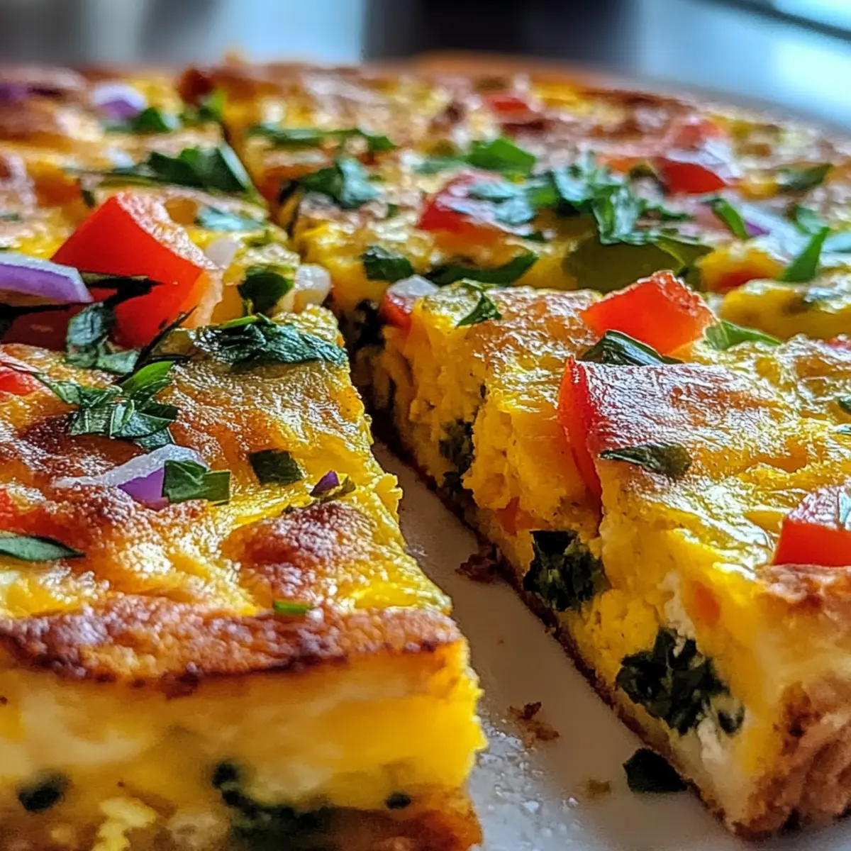 Käse Frühstück Keks Frittata