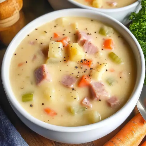 Käse-Schinken-Kartoffelsuppe