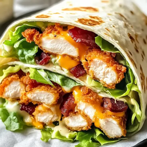 Hähnchen Bacon Ranch Wrap