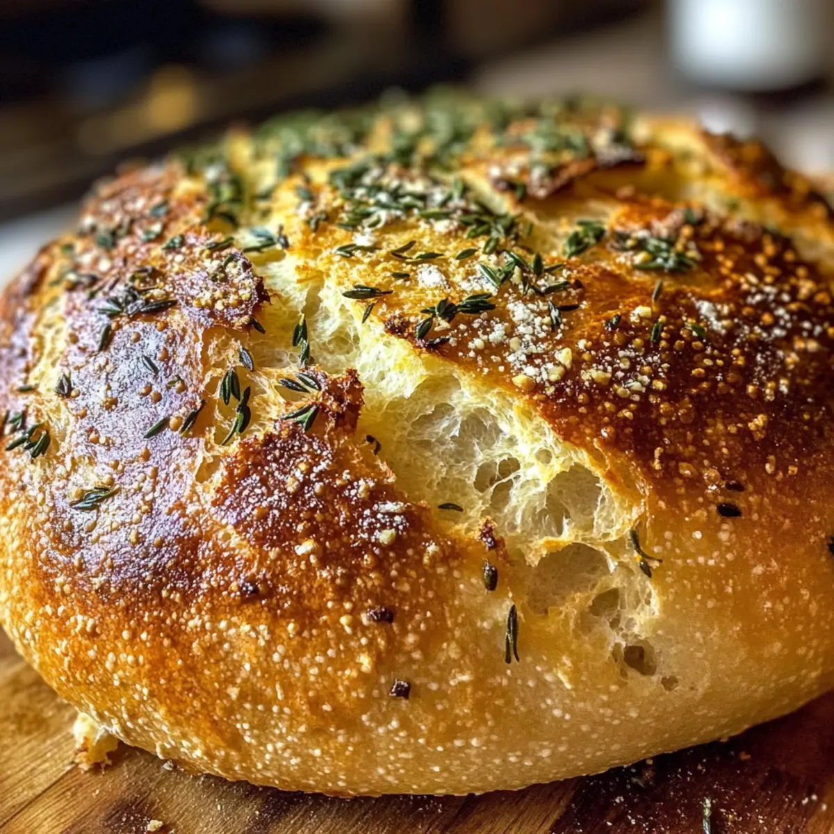 Knoblauch Kräuter Dutch Oven Brot