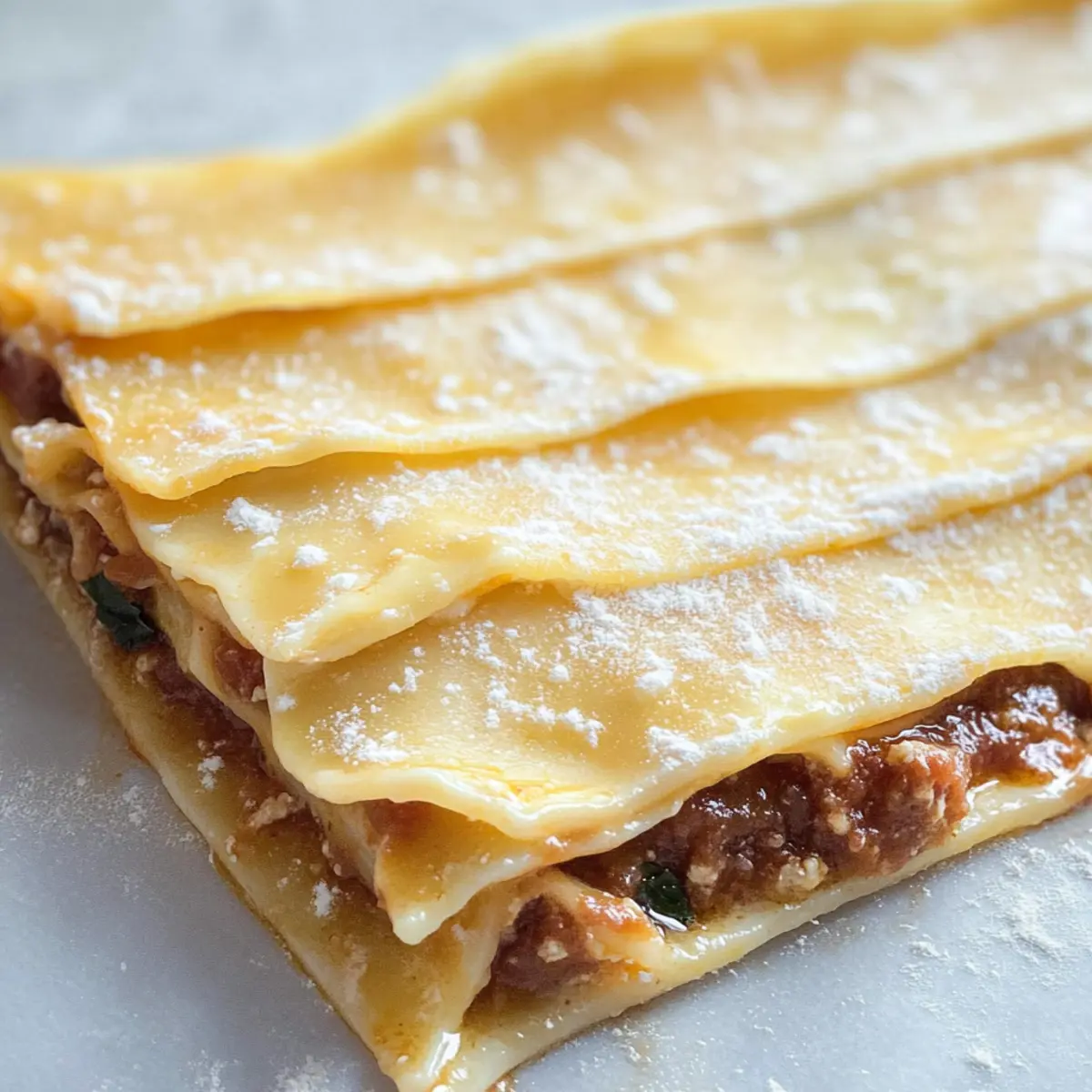 Hausgemachte Lasagne-Nudeln