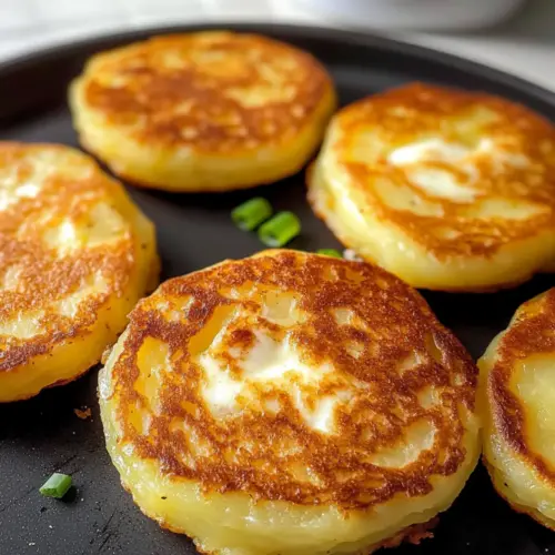 Koreanische Käse-Kartoffelpuffer