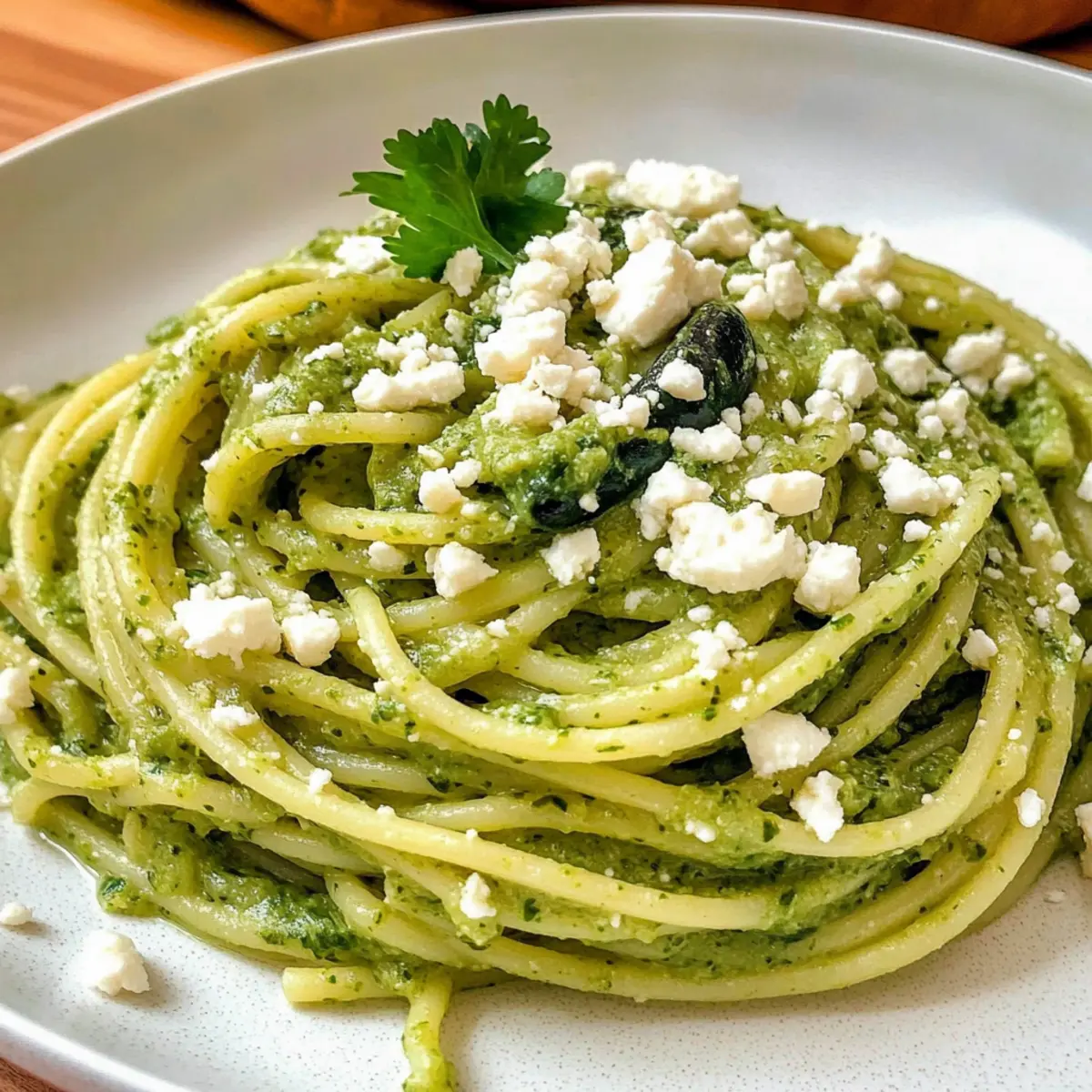 Mexikanische grüne Spaghetti