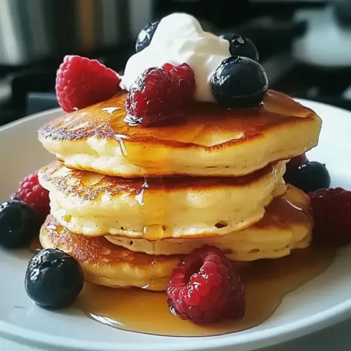 Pfannkuchen mit Joghurt
