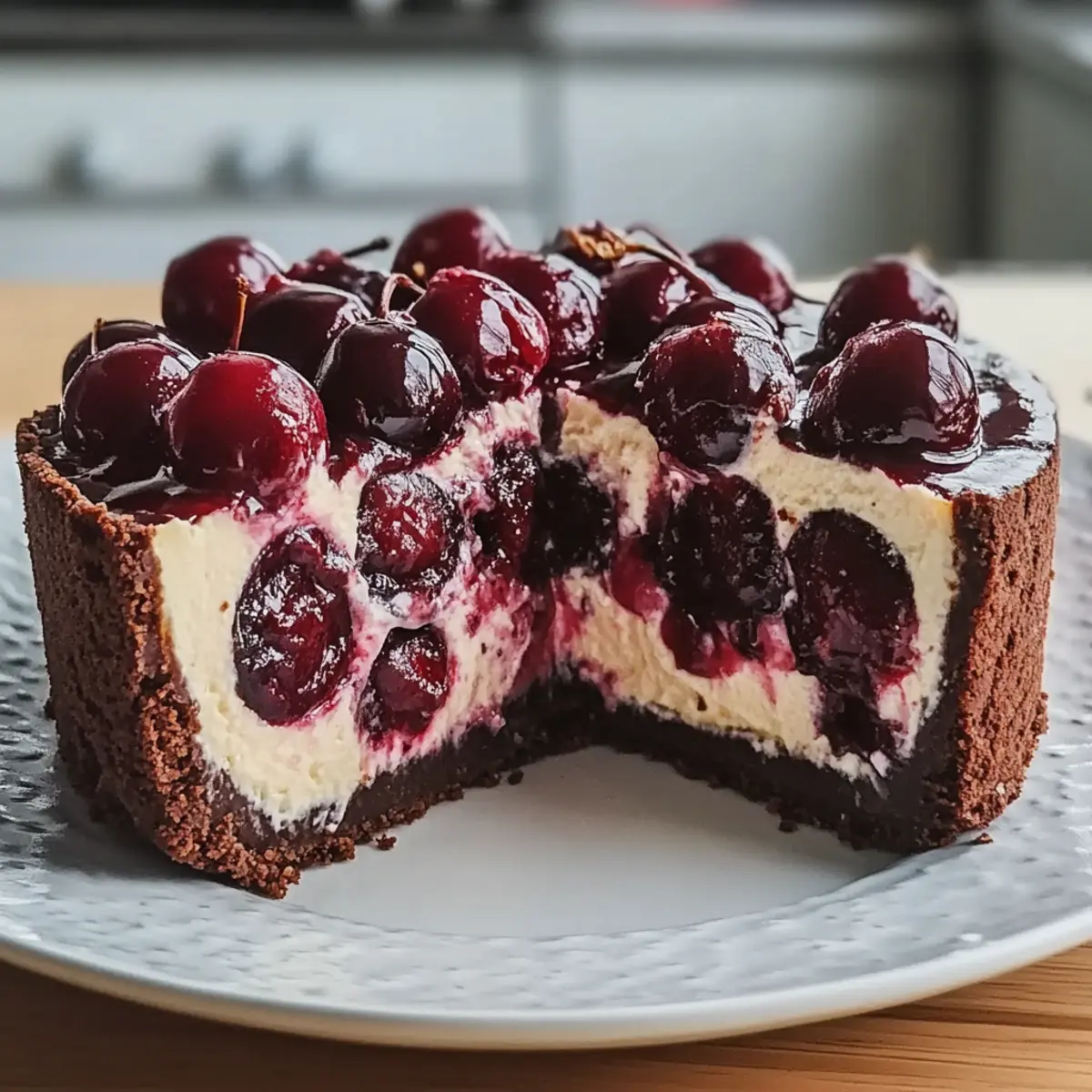 Schoko Kirsch Käsekuchen