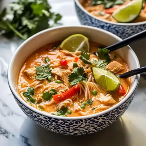 Thai-Hühnchen-Suppe