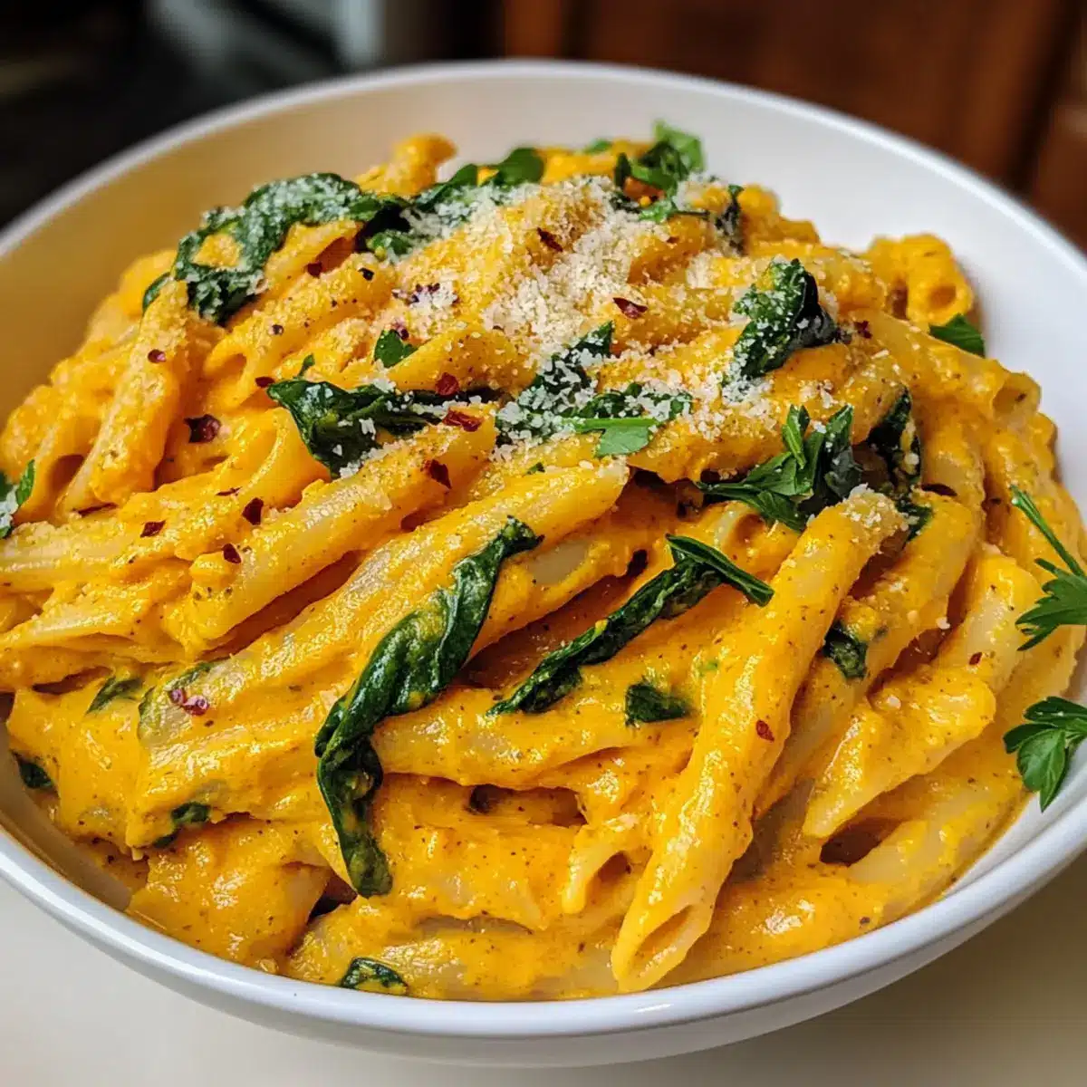 Veganer Kürbis-Pasta