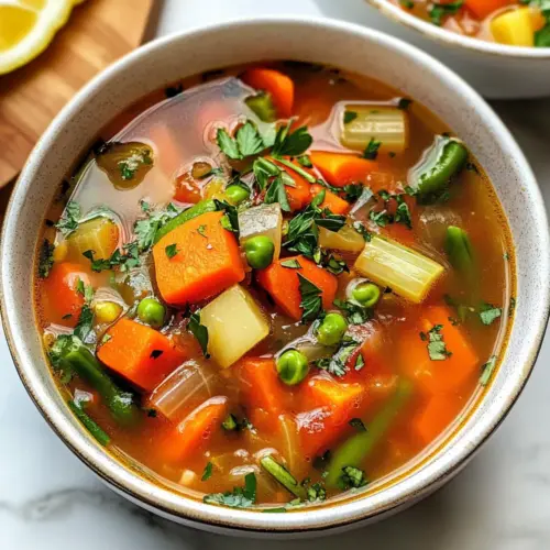 Gemüsesuppe