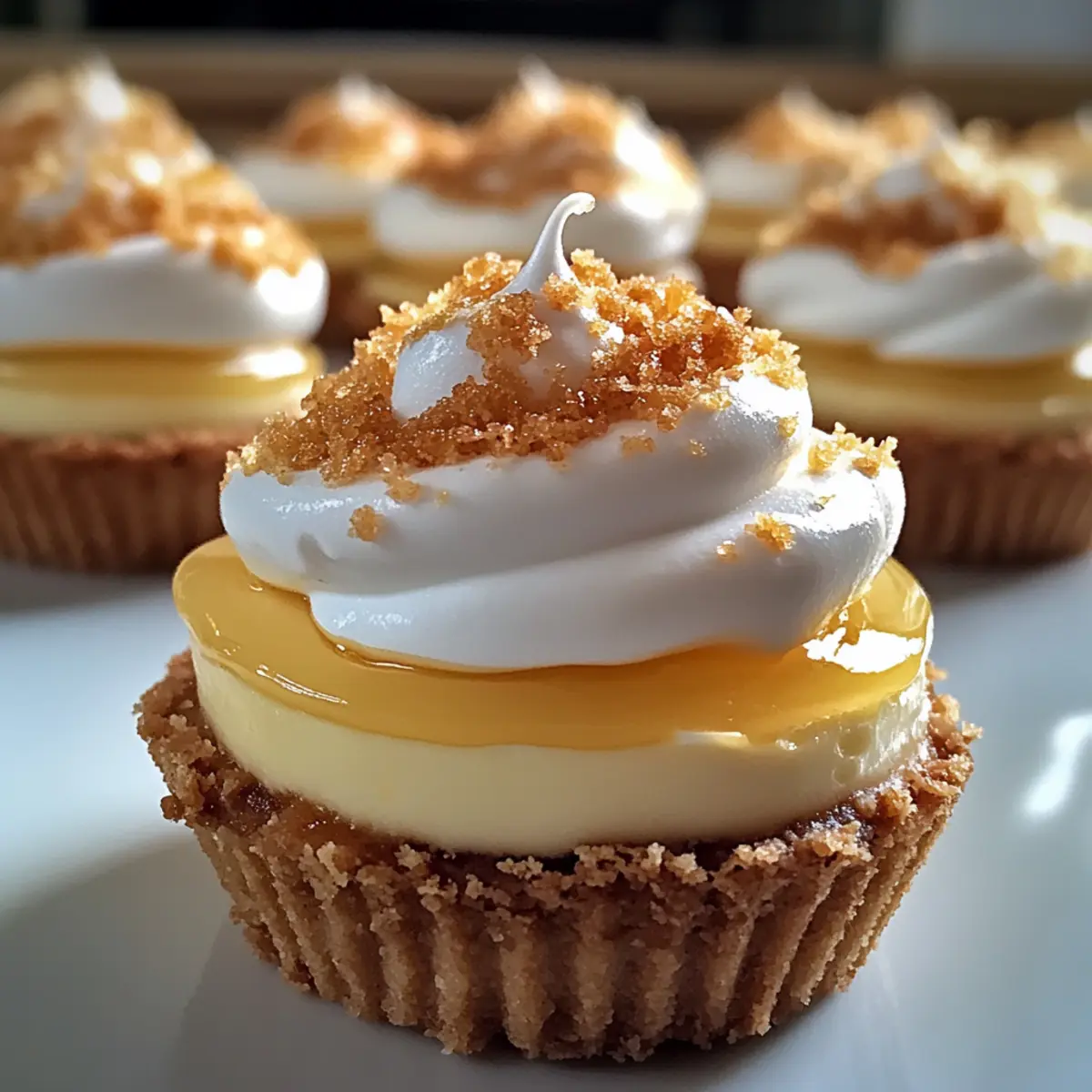 Spritziger Zitronen-Meringue-Cheesecake