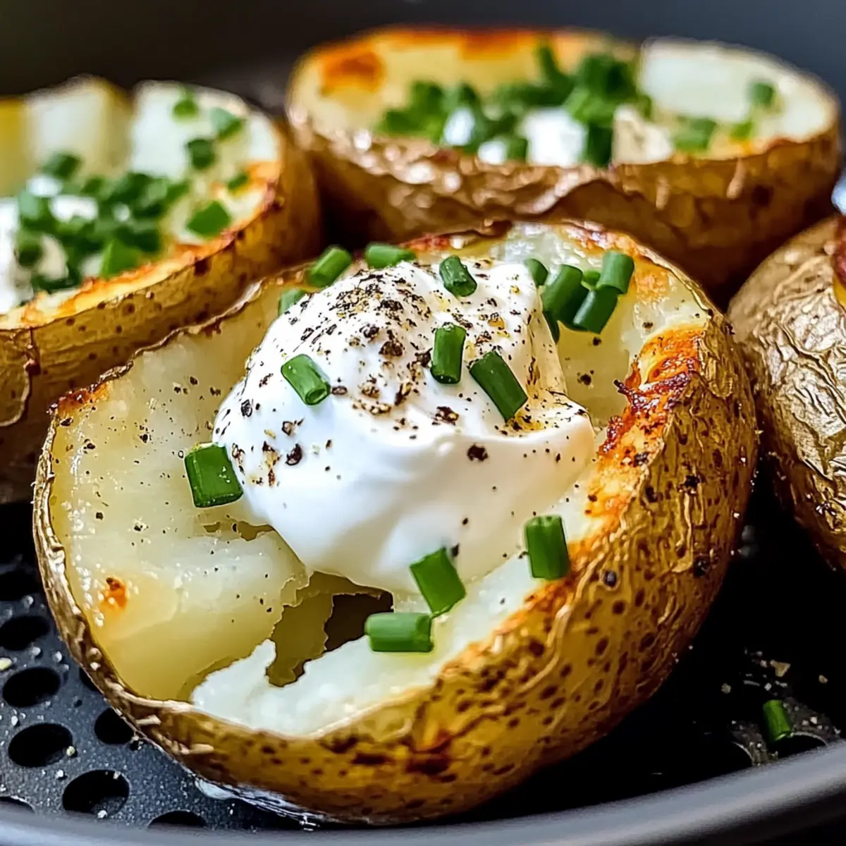 Luftfritteuse Backofenkartoffeln