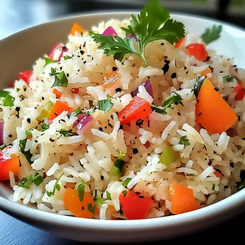 Kokosnuss-Pfeffer-Reis