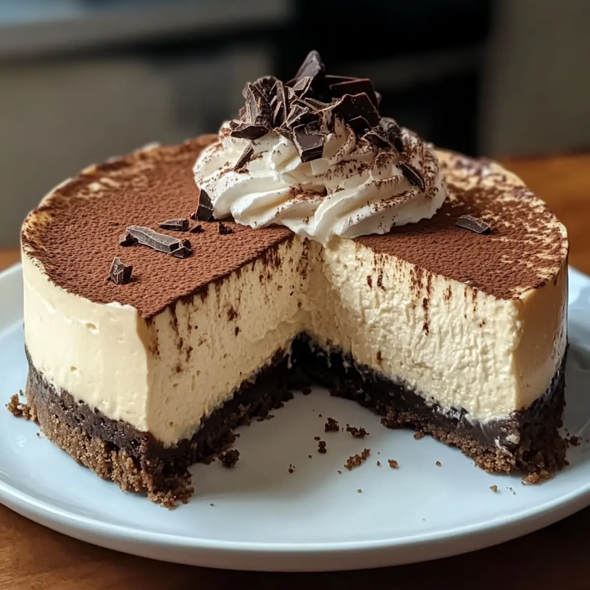 Irisches Kaffee-Käsekuchen