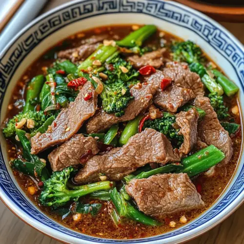 Sichuan gekochtes Rindfleisch