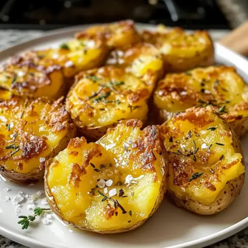 Zerdrückte Kartoffeln