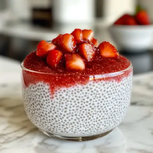 Erdbeer-Rhabarber-Chia-Pudding